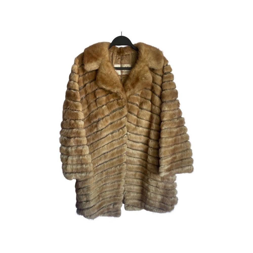rare vintage robert sidney new york fur coat size medium